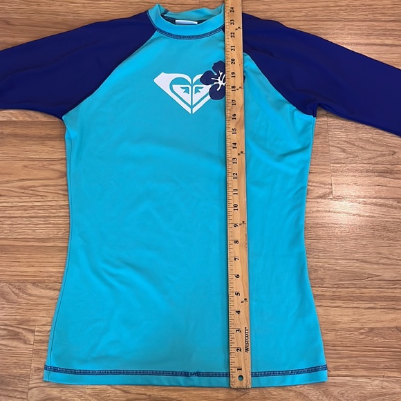 Roxy Swim Rash Guard Rashguard Size 10 - Picture 3 of 6
